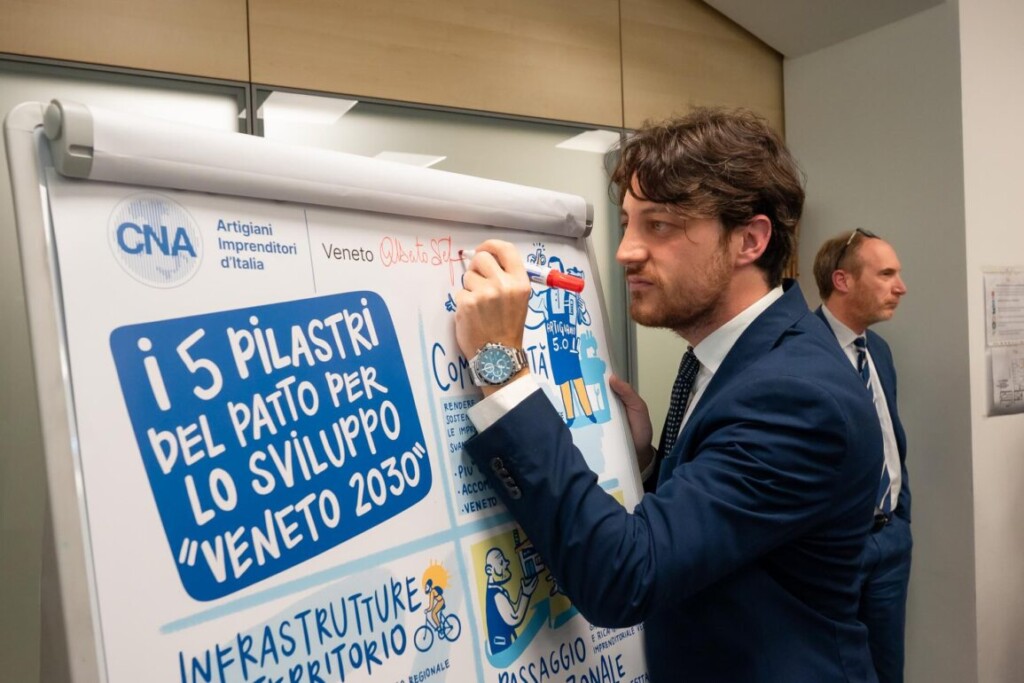 Alberto Stefani presidente Veneto CNA