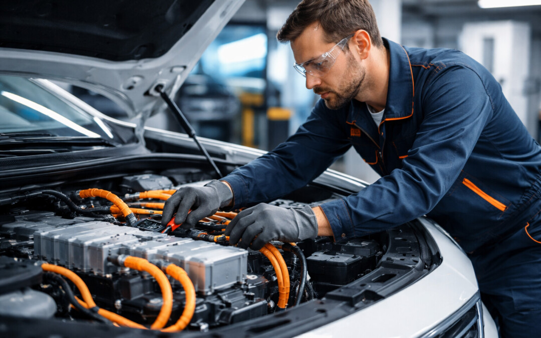 Corso PES PAV PEI Automotive: sicurezza e competenze per lavorare sui veicoli elettrici.